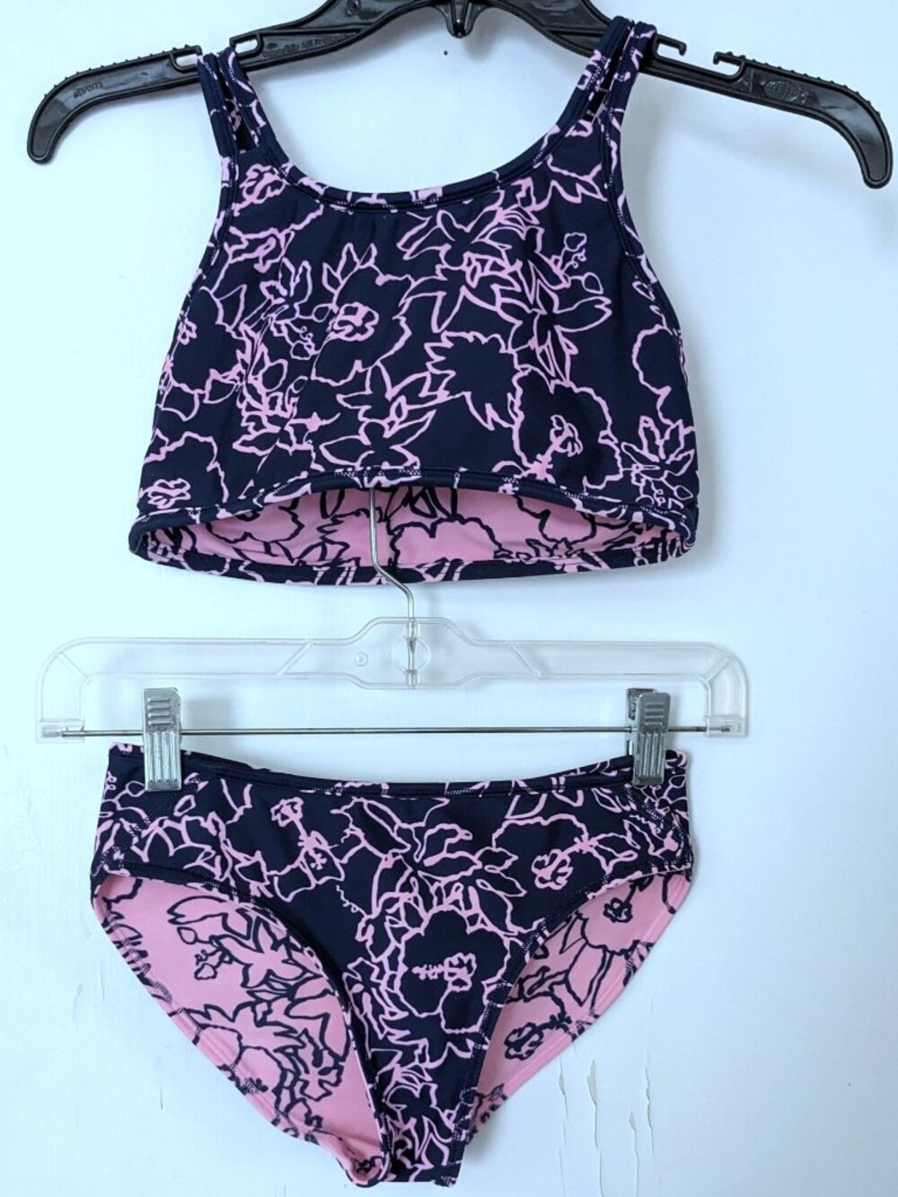 Athleta Girl Pool Days Reversible Bikini Top & Bottoms Size M 8/10 years